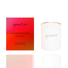 Load image into Gallery viewer, Vintage Gardenia &amp; Peach Candle