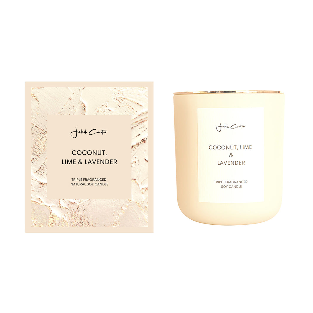 Coconut Lime and Lavender Candle